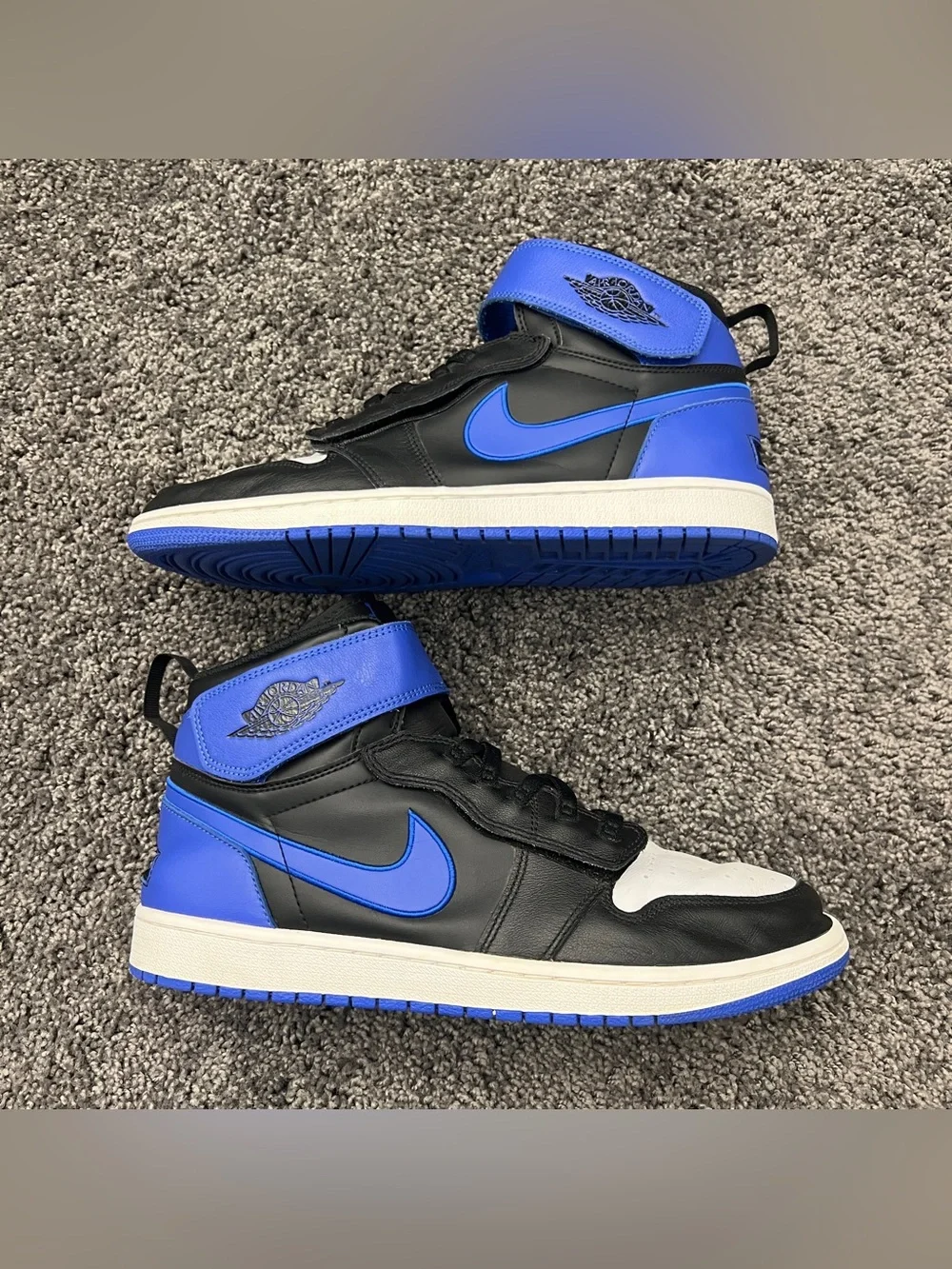 Jordan 1 High FlyEase Shoes Men’s Size 11.5 Hyper Royal Black White CQ3835-041